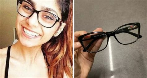 mia khalifa in glasses|Mia Khalifa auctioning off porn glasses to raise money for Beirut ...